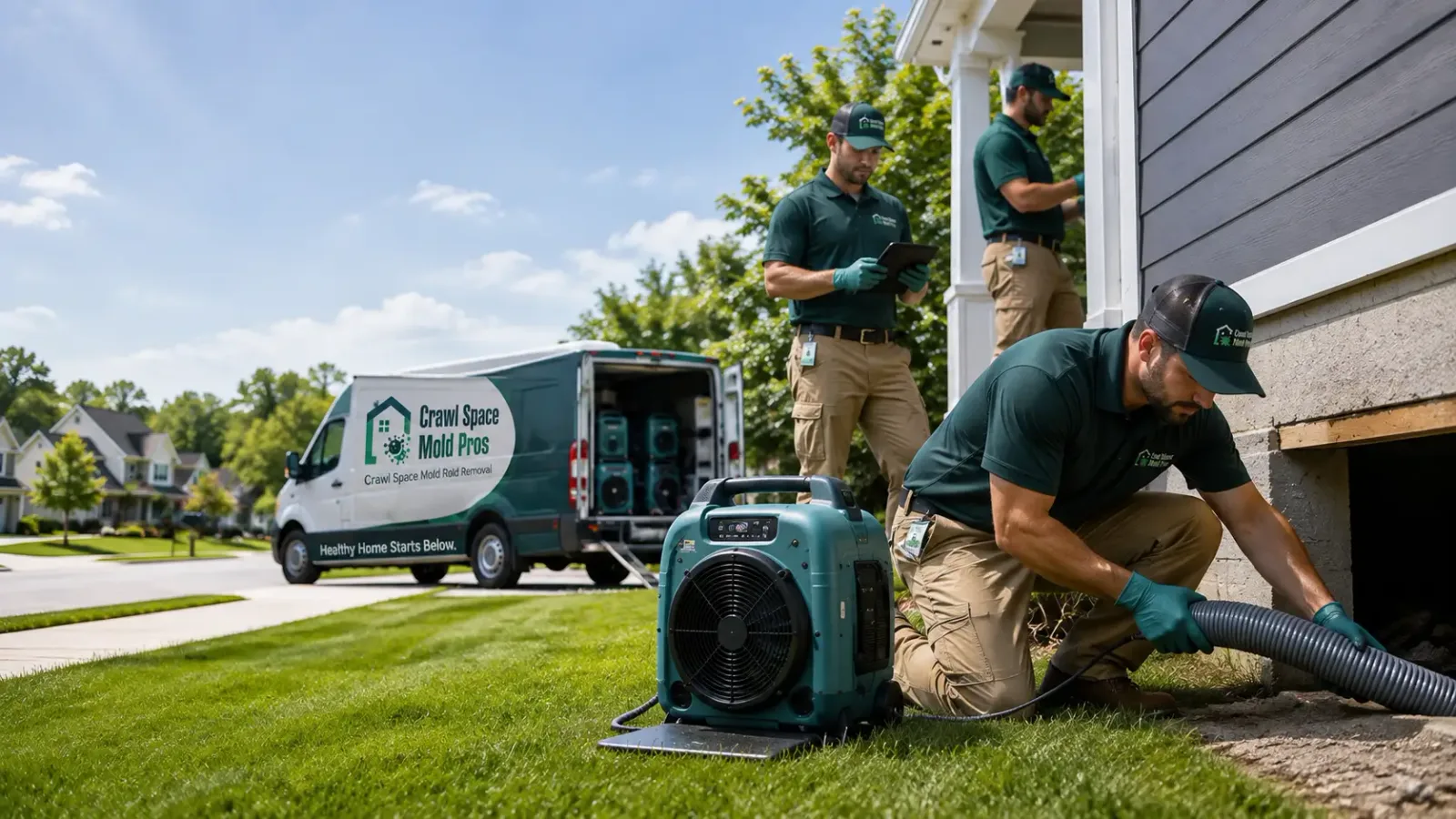 Crawl Space Mold Removal in Gig Harbor, WA